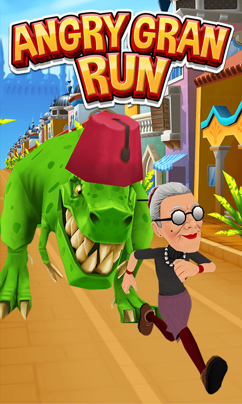 Angry Gran Run gameplay